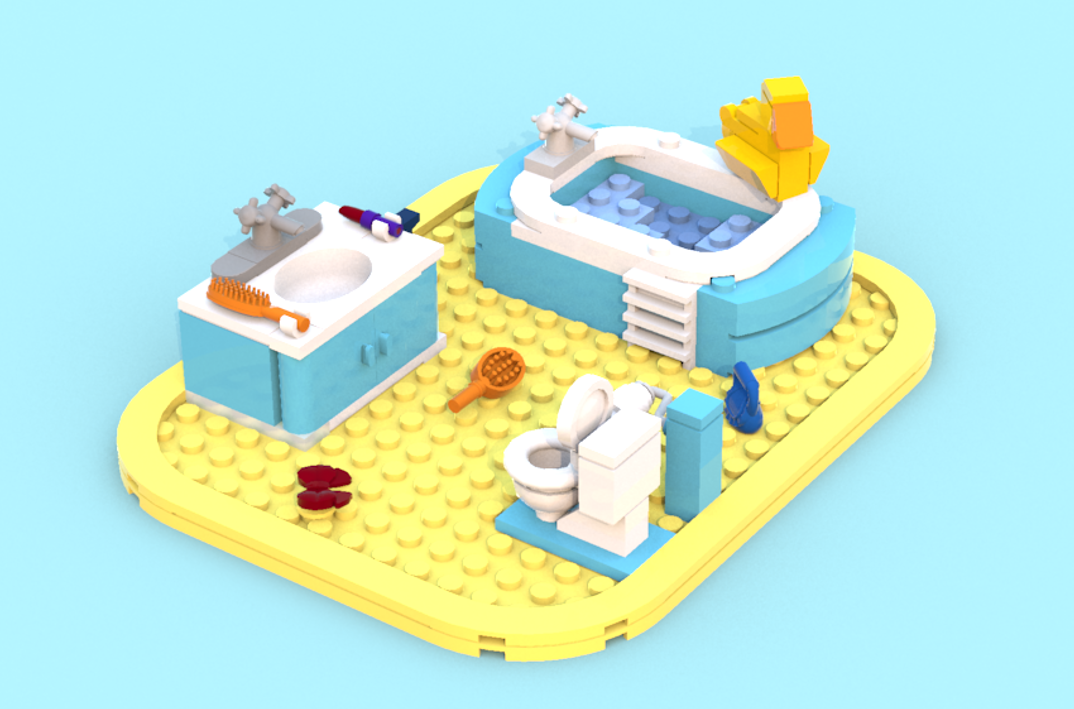 LEGO IDEAS Bathroom "Home Sweet Home" Project