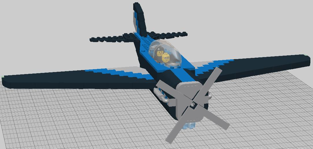 lego airplane speed build