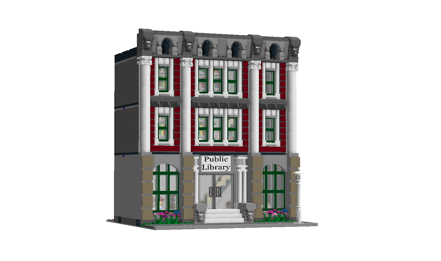 Lego best sale modular library