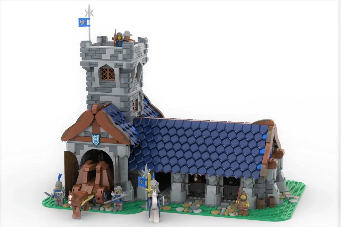 Lego cheap horse stable