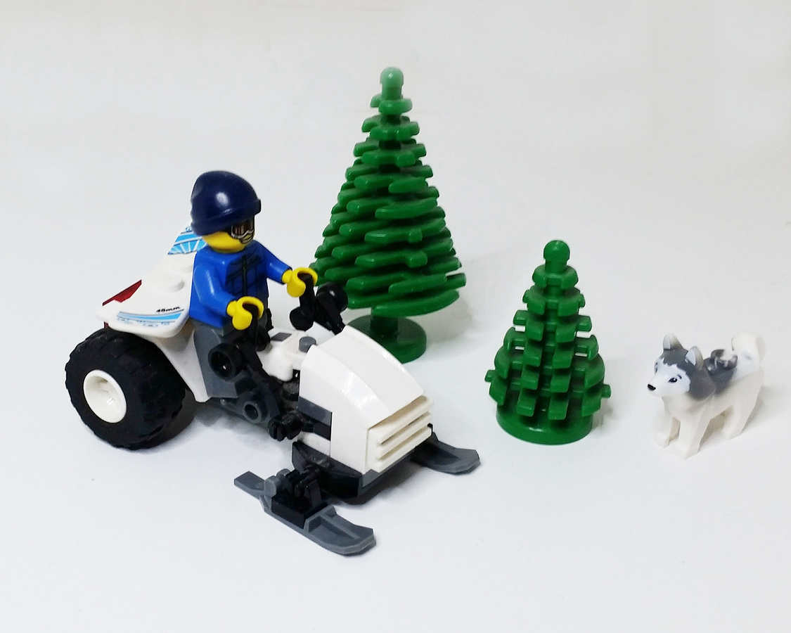 lego snowmobile