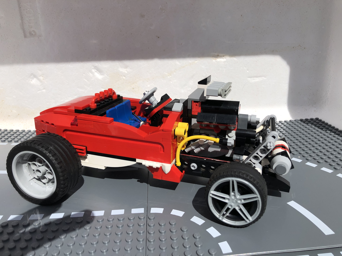 Lego hot rod online car