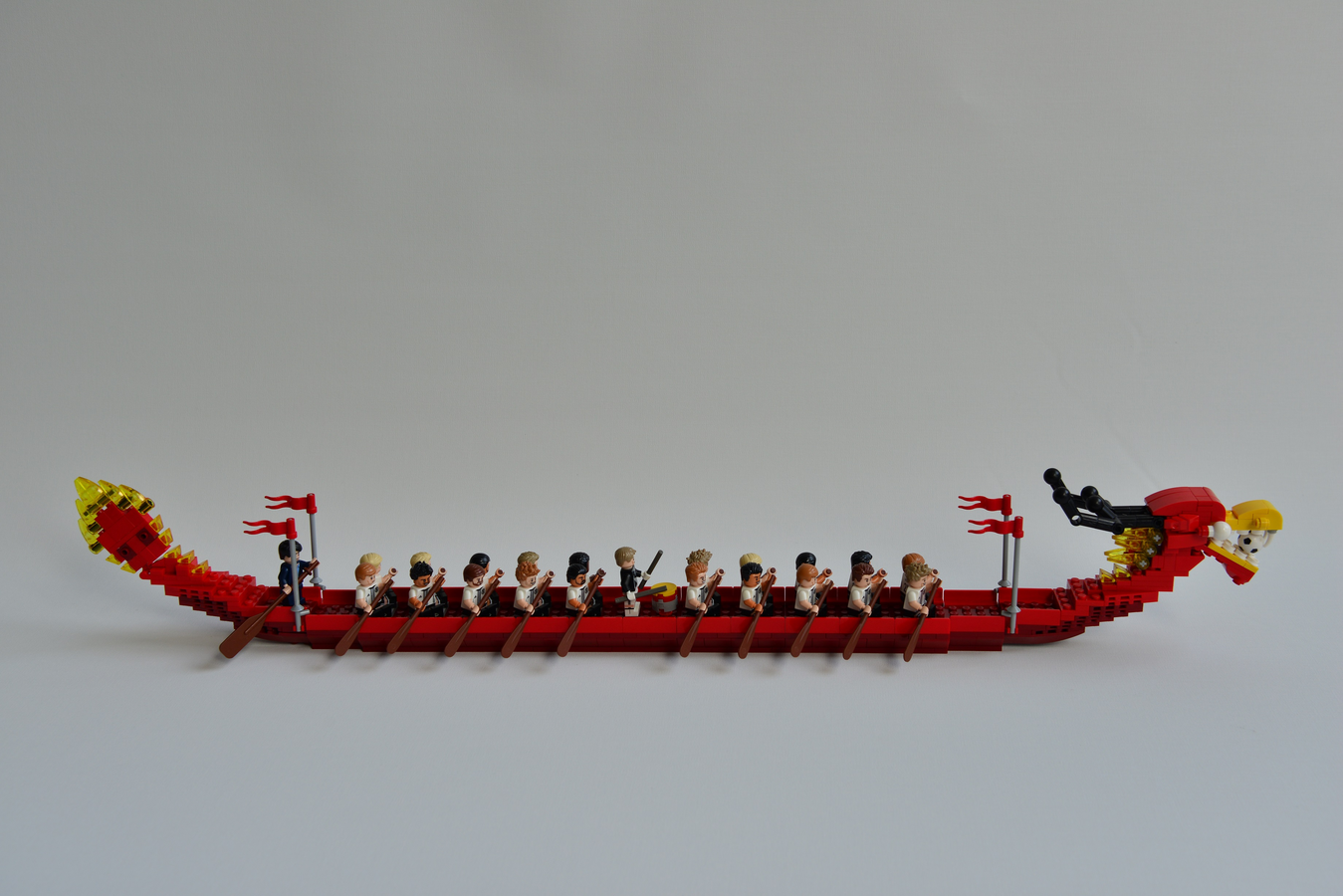 Lego chinese dragon boat 2024 race