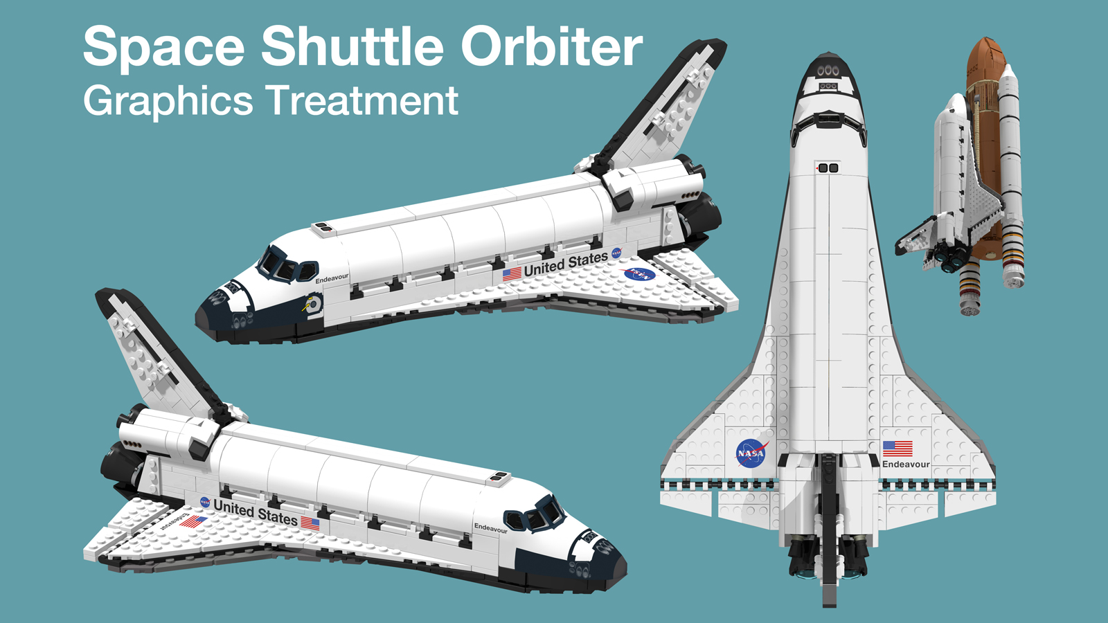 space shuttle model dimensions