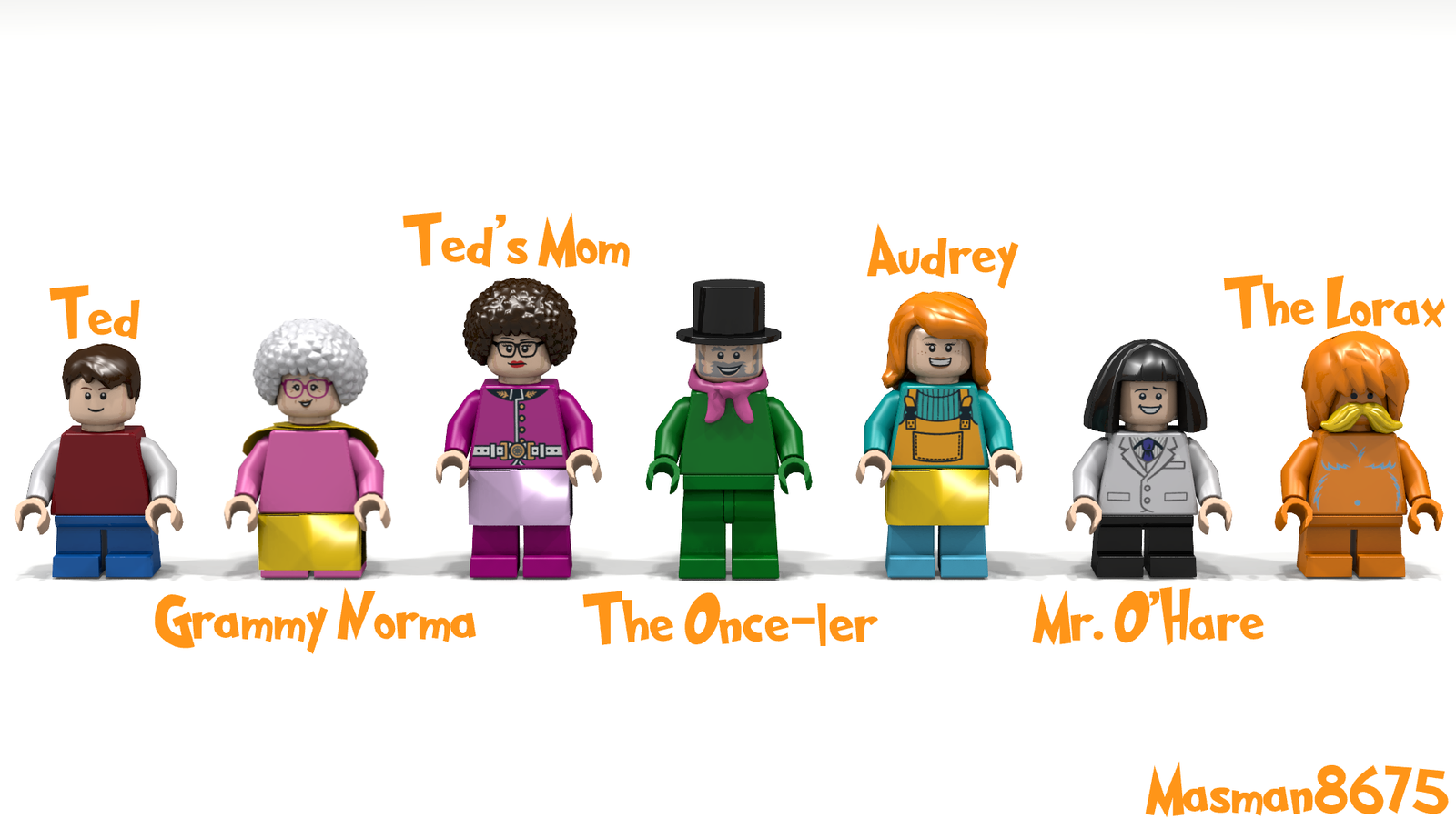 the lorax characters names