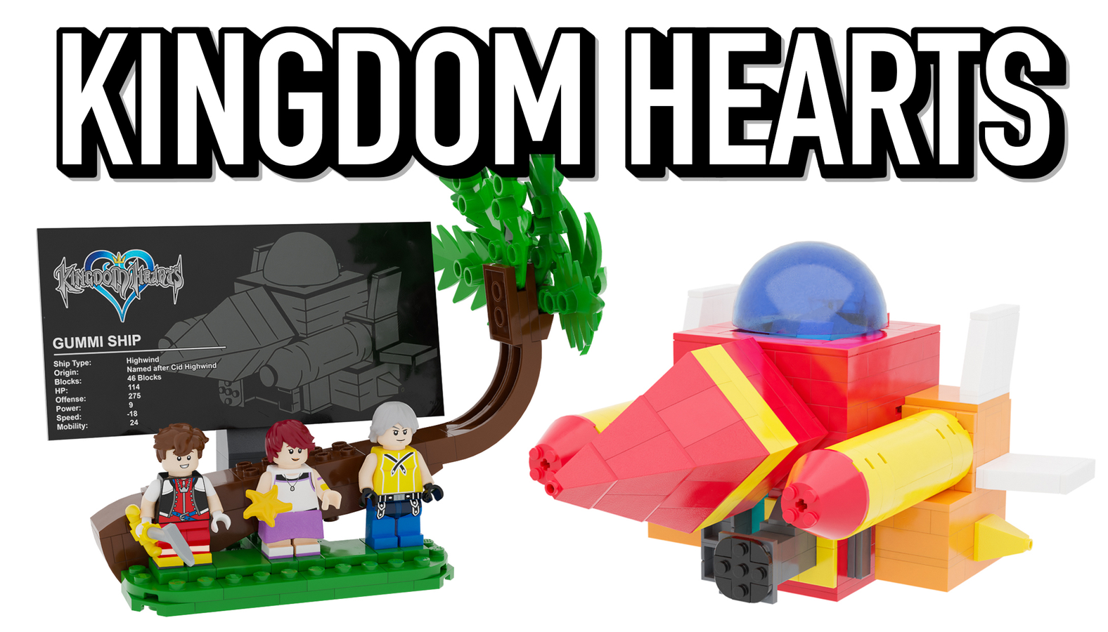 LEGO IDEAS Kingdom Hearts 20th Anniversary Gummi Ship