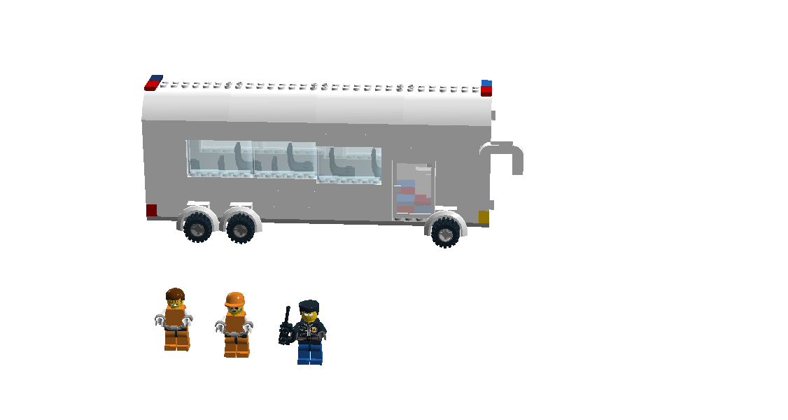 Lego city hot sale police bus