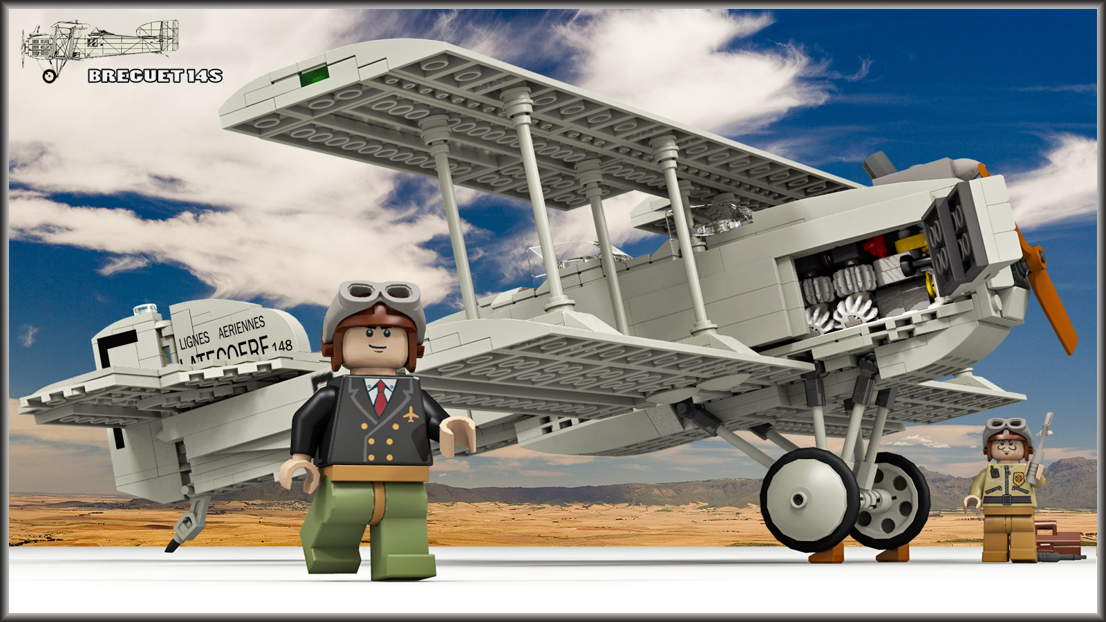 LEGO IDEAS Legendary airplane the Breguet 14S