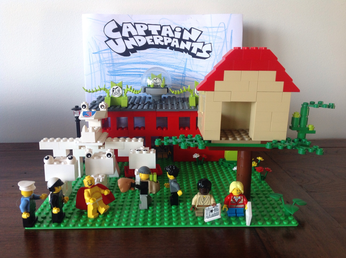 Lego captain underpants store 5