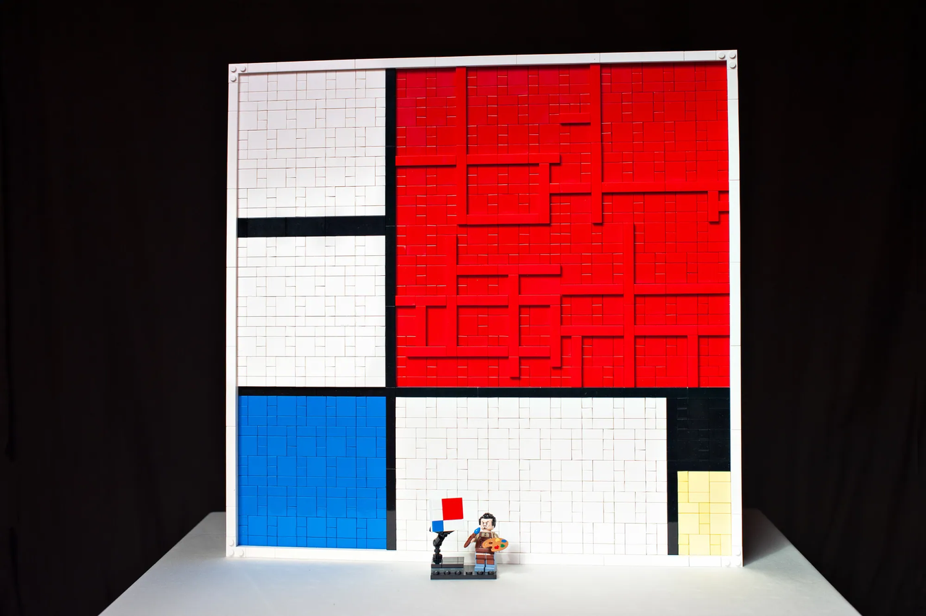 Mondrian best sale lego art