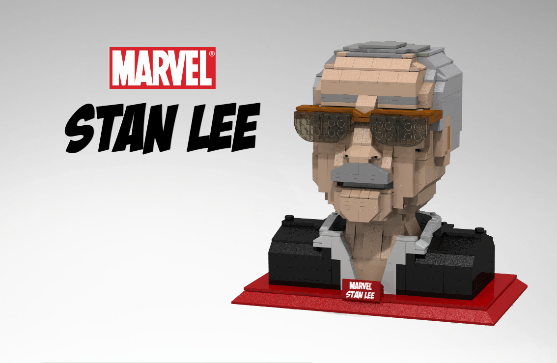 Lego best sale marvel portrait