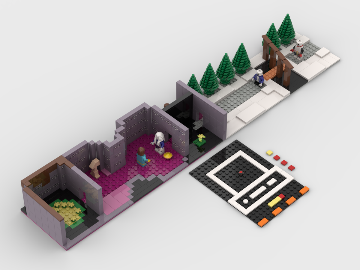 LEGO IDEAS Undertale Ruins Forest Set