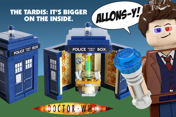 Lego 10th doctor discount tardis