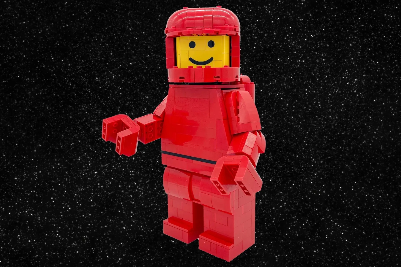 Lego store red spaceman