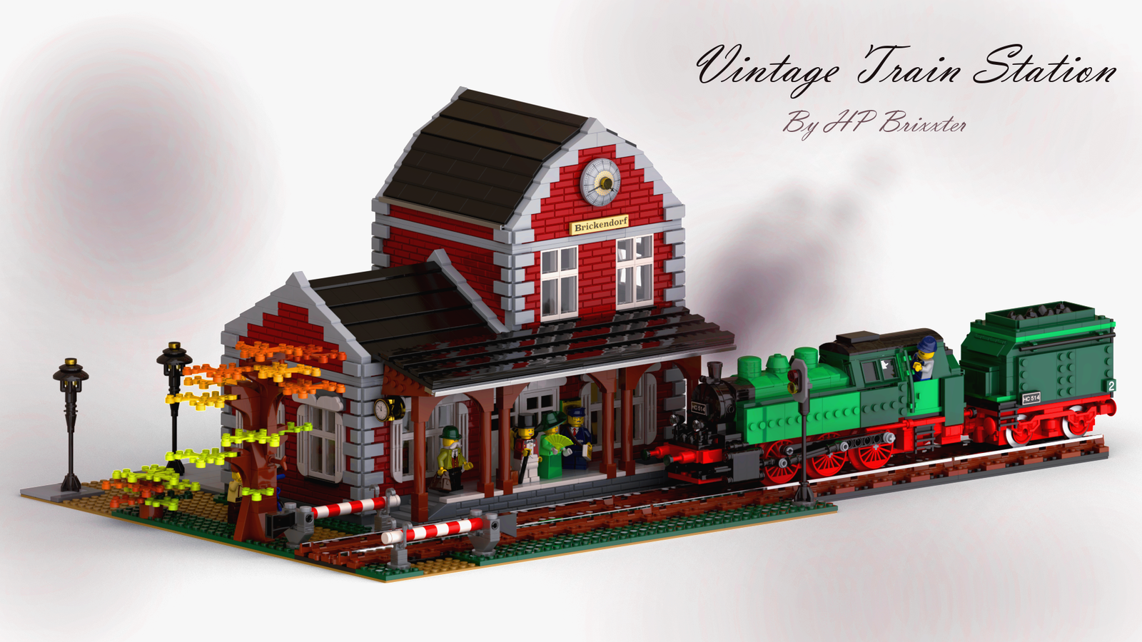 Railway discount station lego