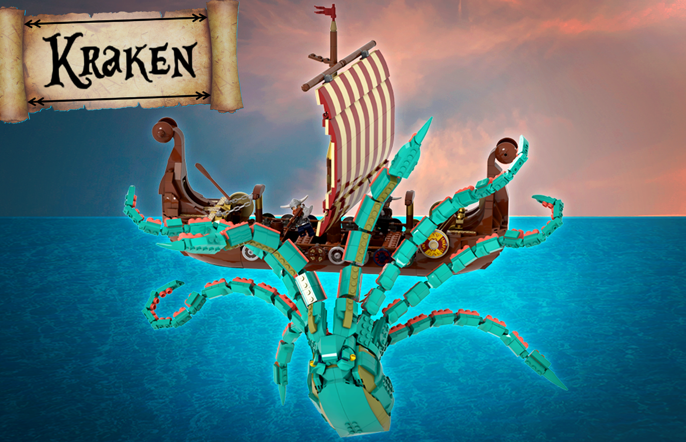 LEGO IDEAS Kraken vs Vikings