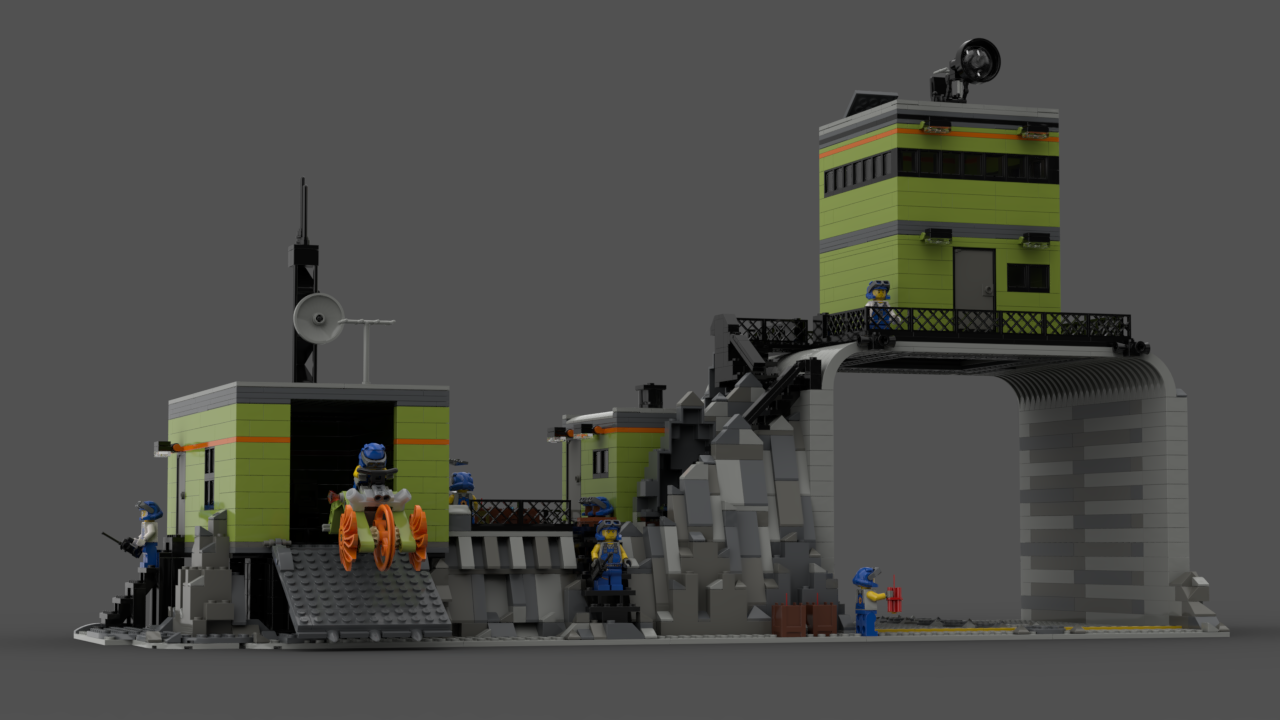 Lego power miners underground mining station sale