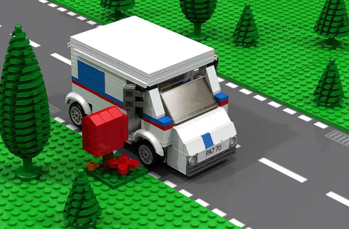 Lego best sale usps truck