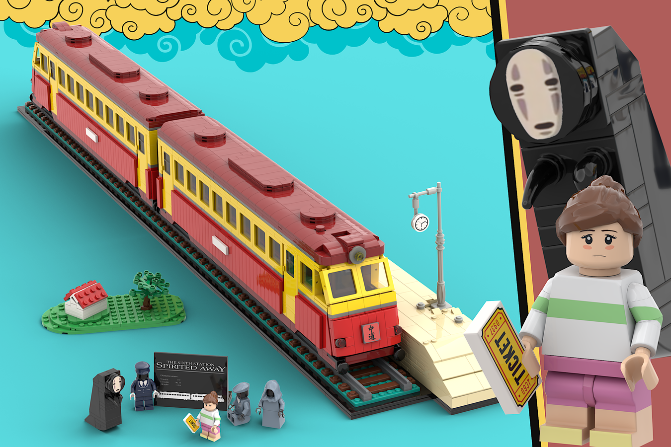 LEGO IDEAS Spirited Away The Sixth Station