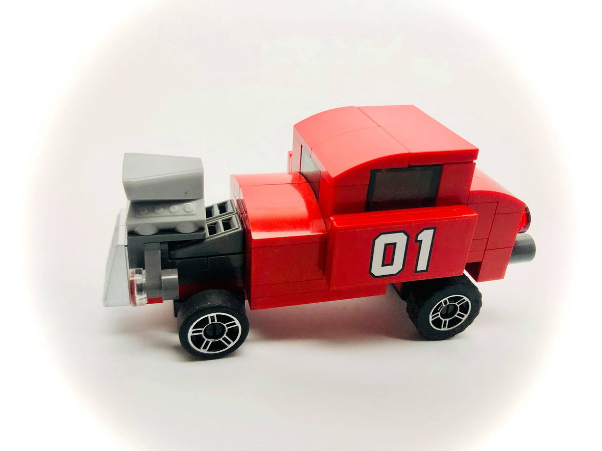 Red store car lego