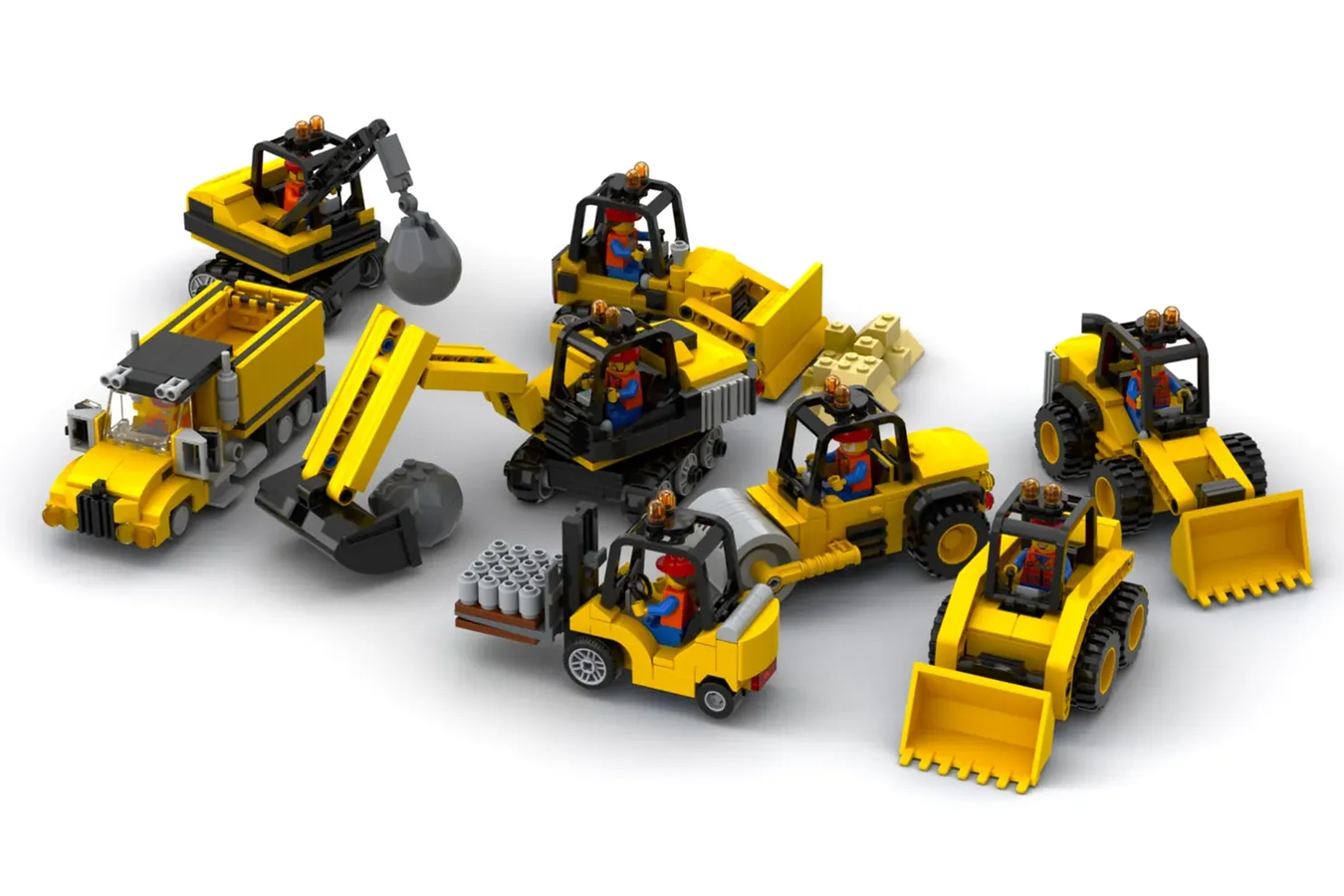 Lego store heavy equipment