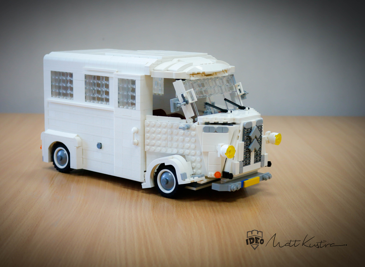 LEGO IDEAS Citroen H HY Oldtimer Truck Foodtruck