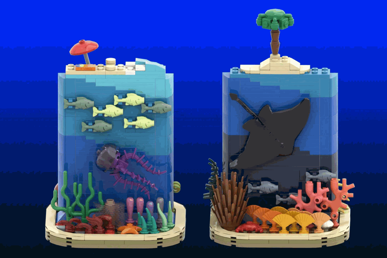 LEGO IDEAS Underwater Displays