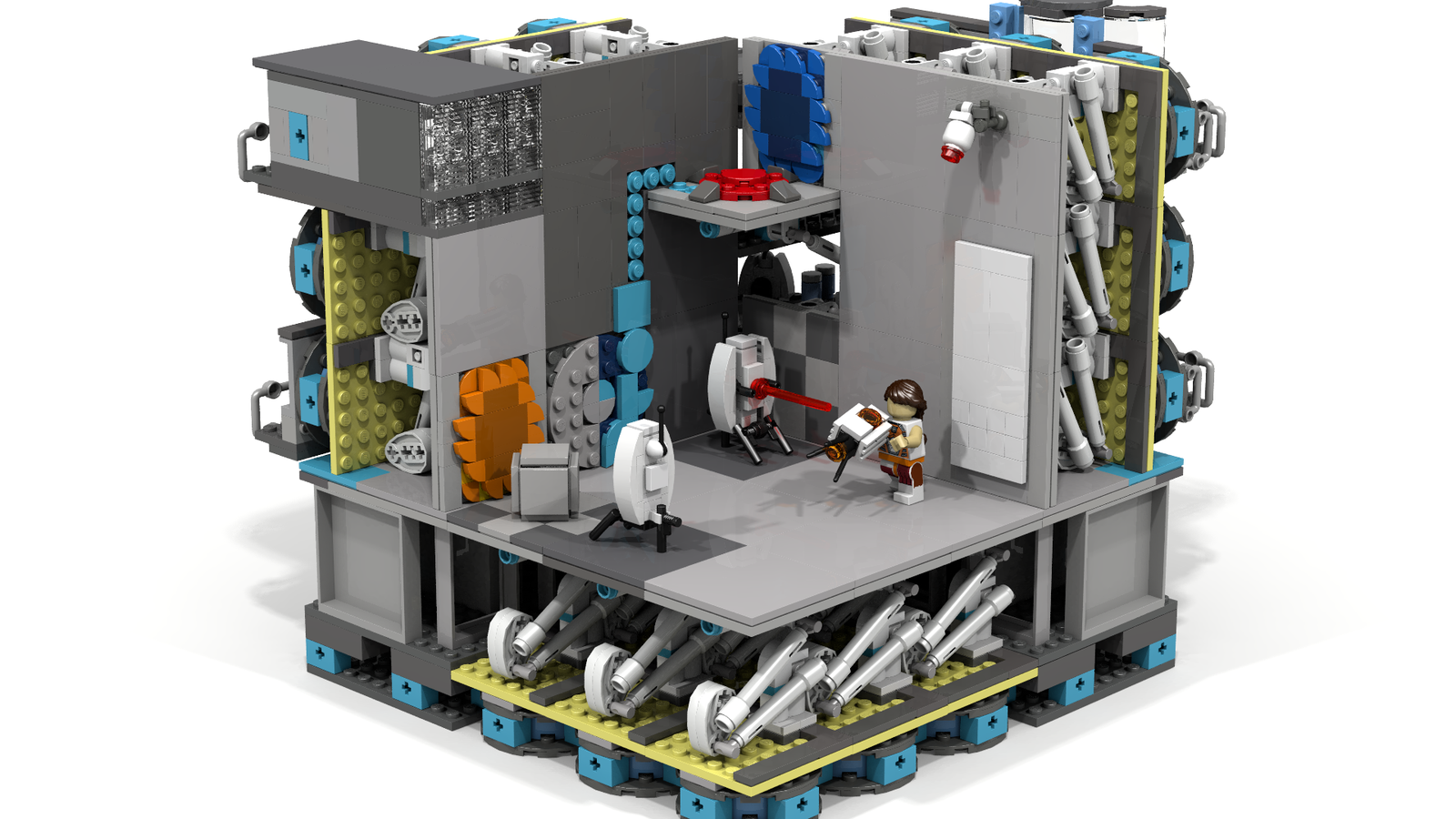 LEGO IDEAS Modular Portal Testing Chamber