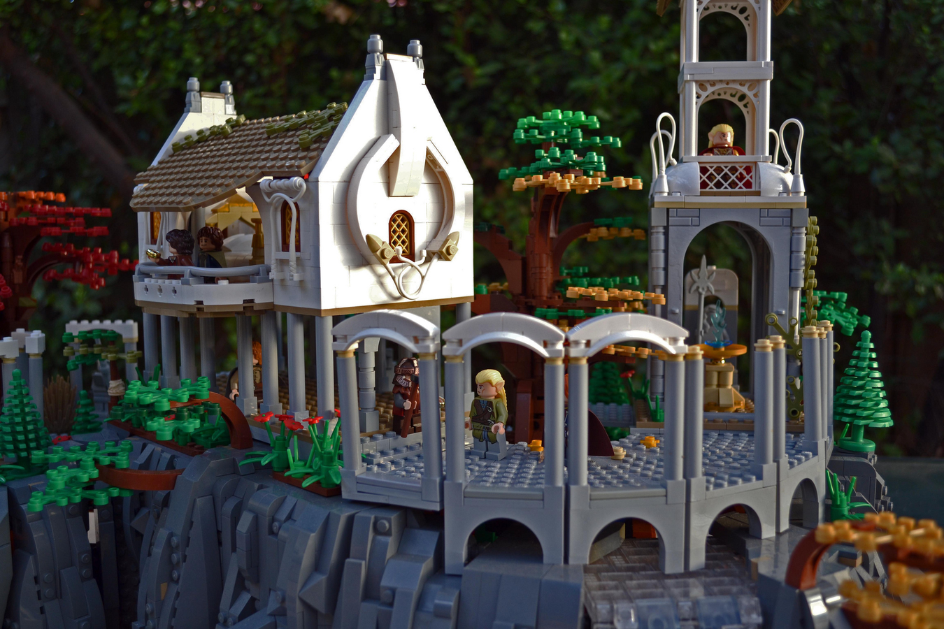 LEGO IDEAS Lord of the Rings Rivendell diorama