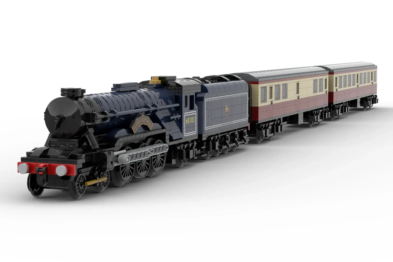 LEGO IDEAS Flying Scotsman & MK1 Coaches Steam Train