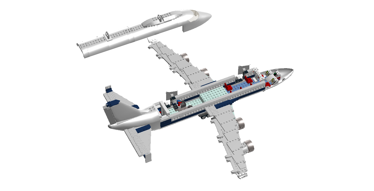 Lego space shuttle transport plane sale