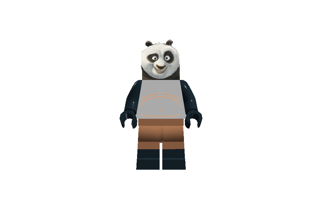 Lego panda minifigure sale