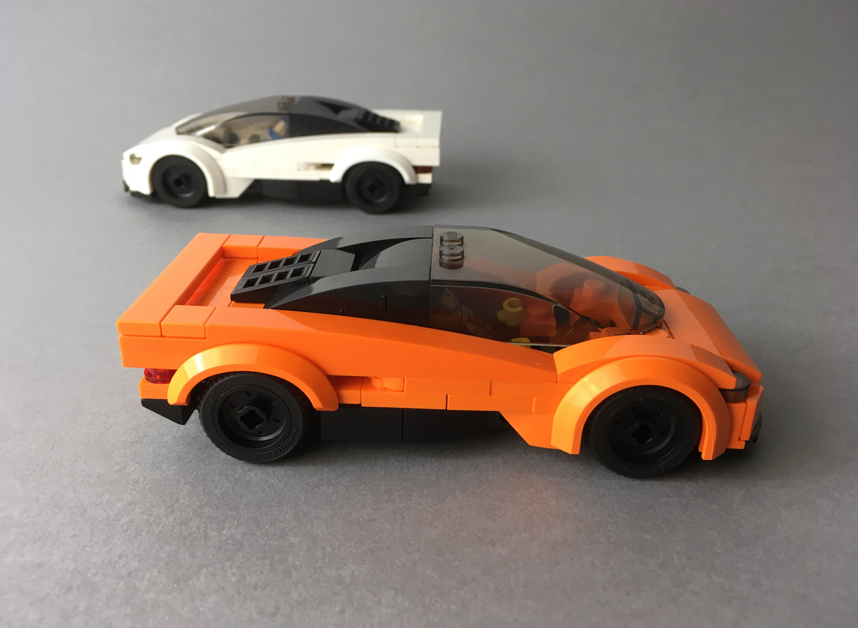 How to make a lego supercar hot sale