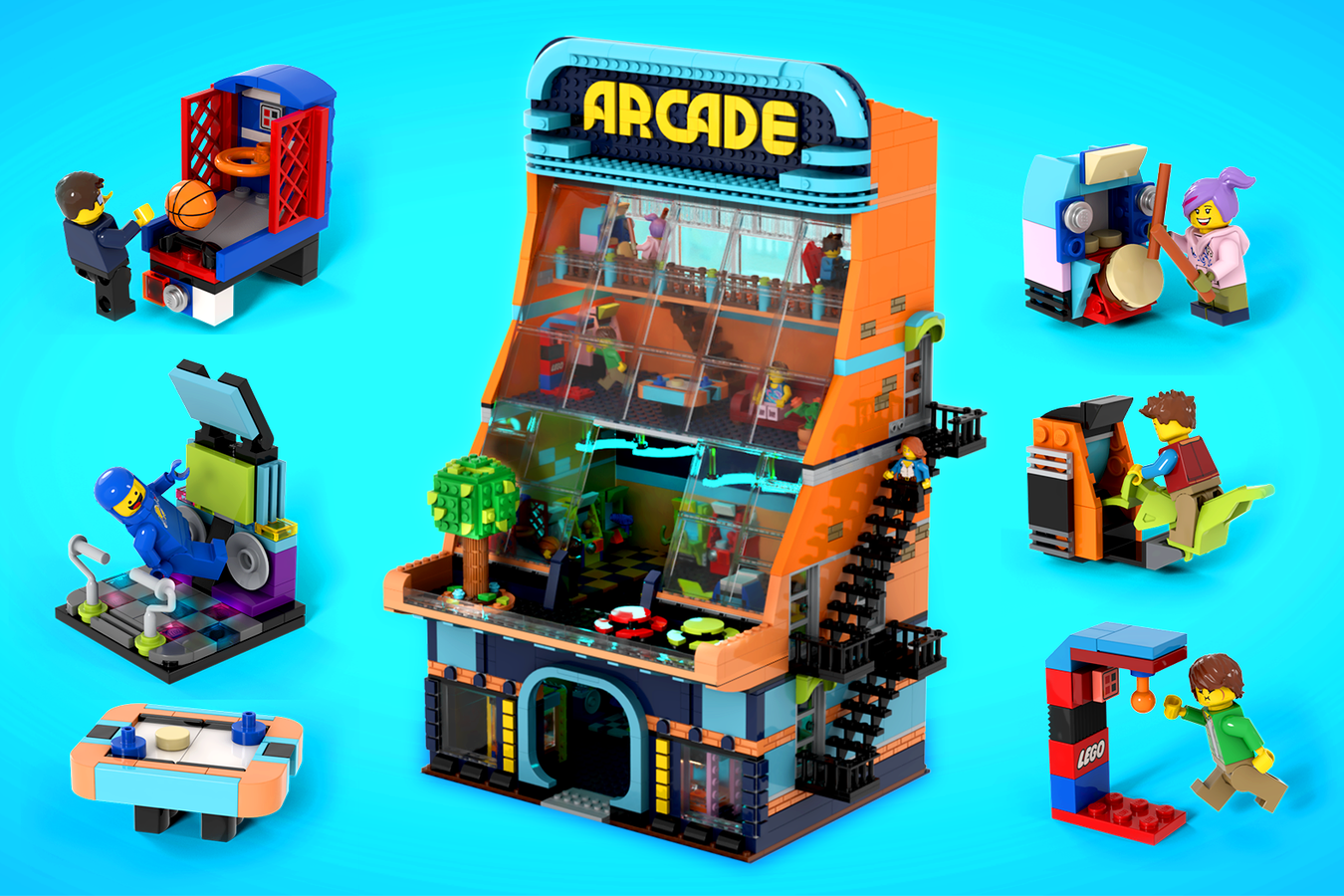 Lego arcade online machine