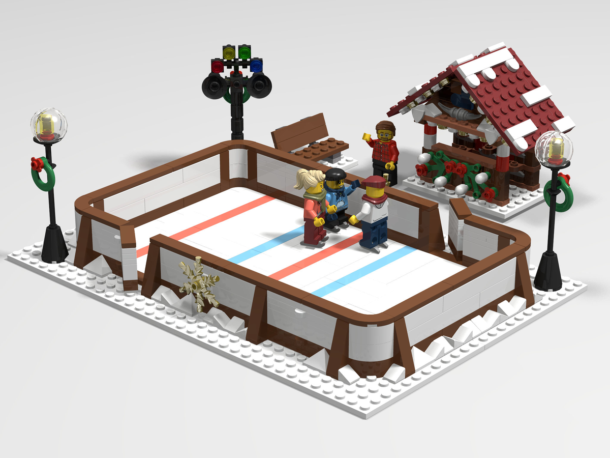 LEGO IDEAS Ice Rink of the Winter Village