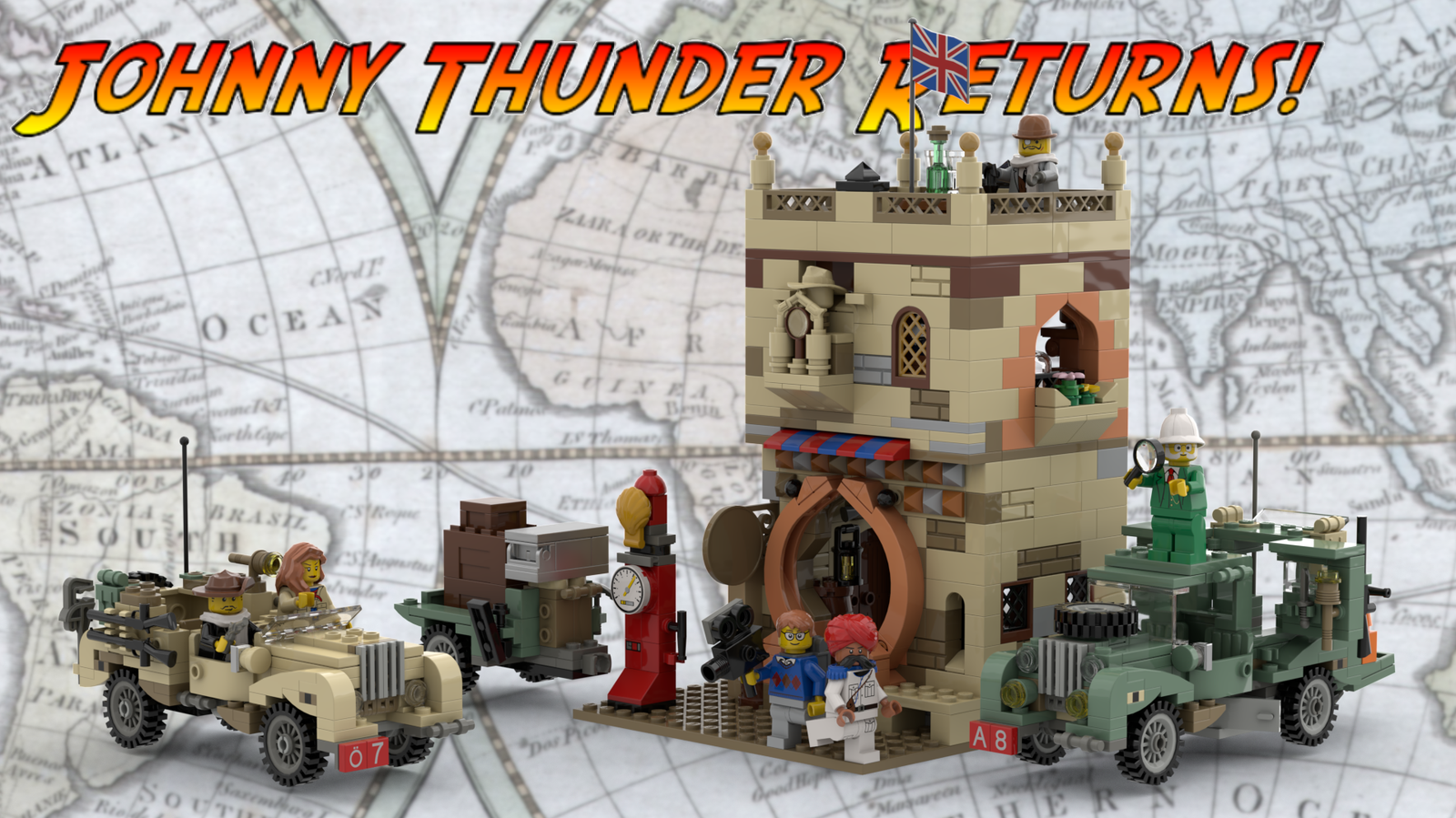 Lego johnny thunder 2019 sale