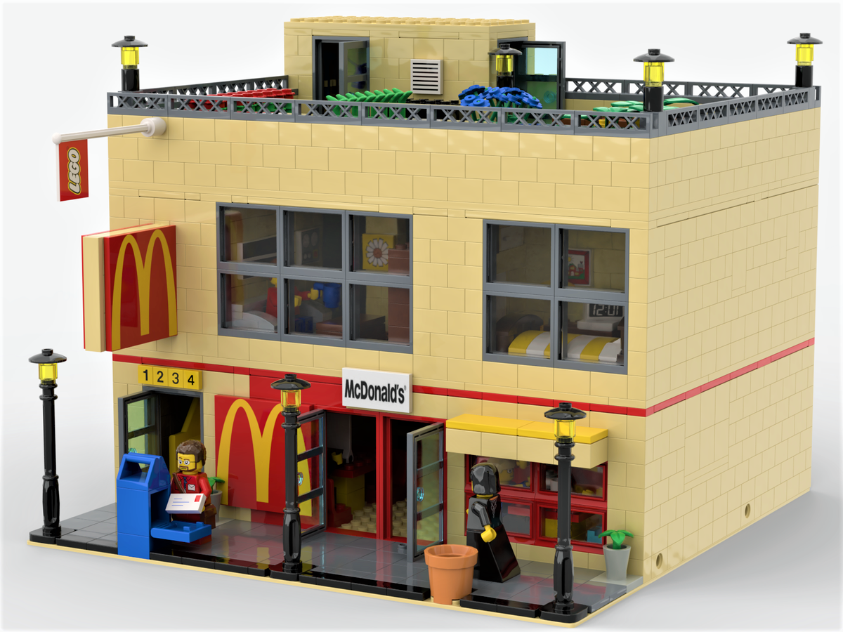 Lego mcdonald hot sale