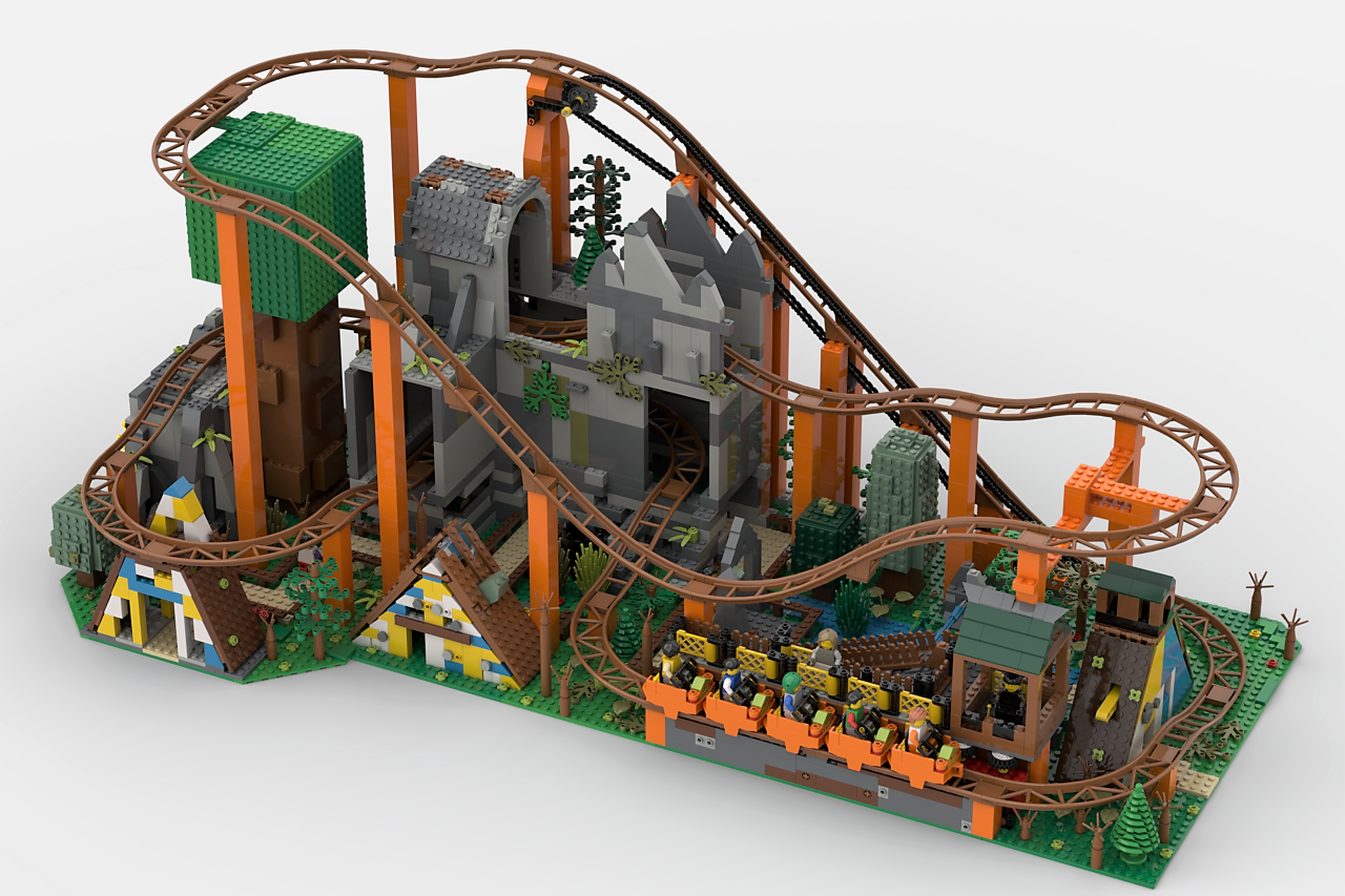 Lego roller coaster ideas hot sale