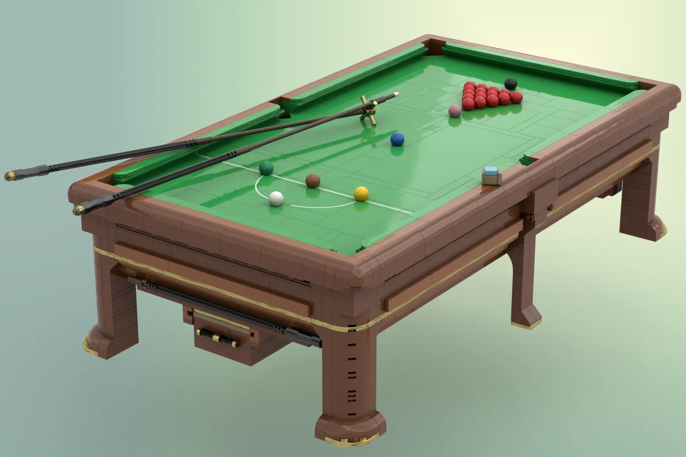 LEGO IDEAS Snooker Pool Table