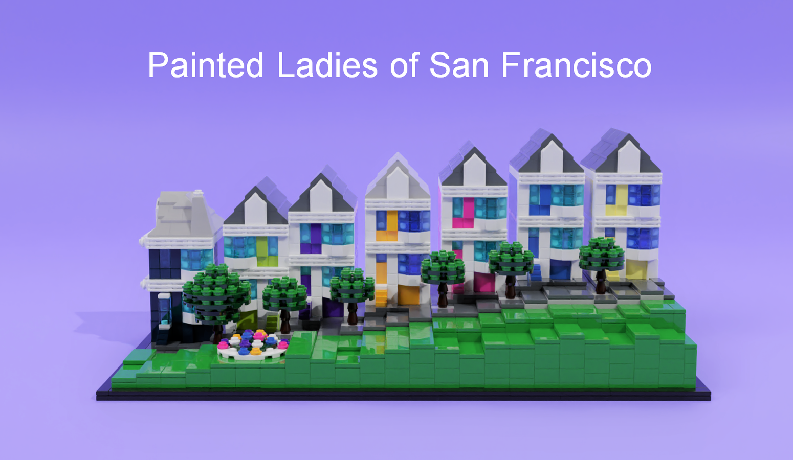 LEGO IDEAS Painted Ladies of San Francisco