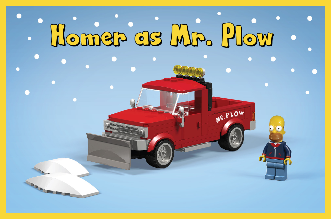 Lego store plow truck