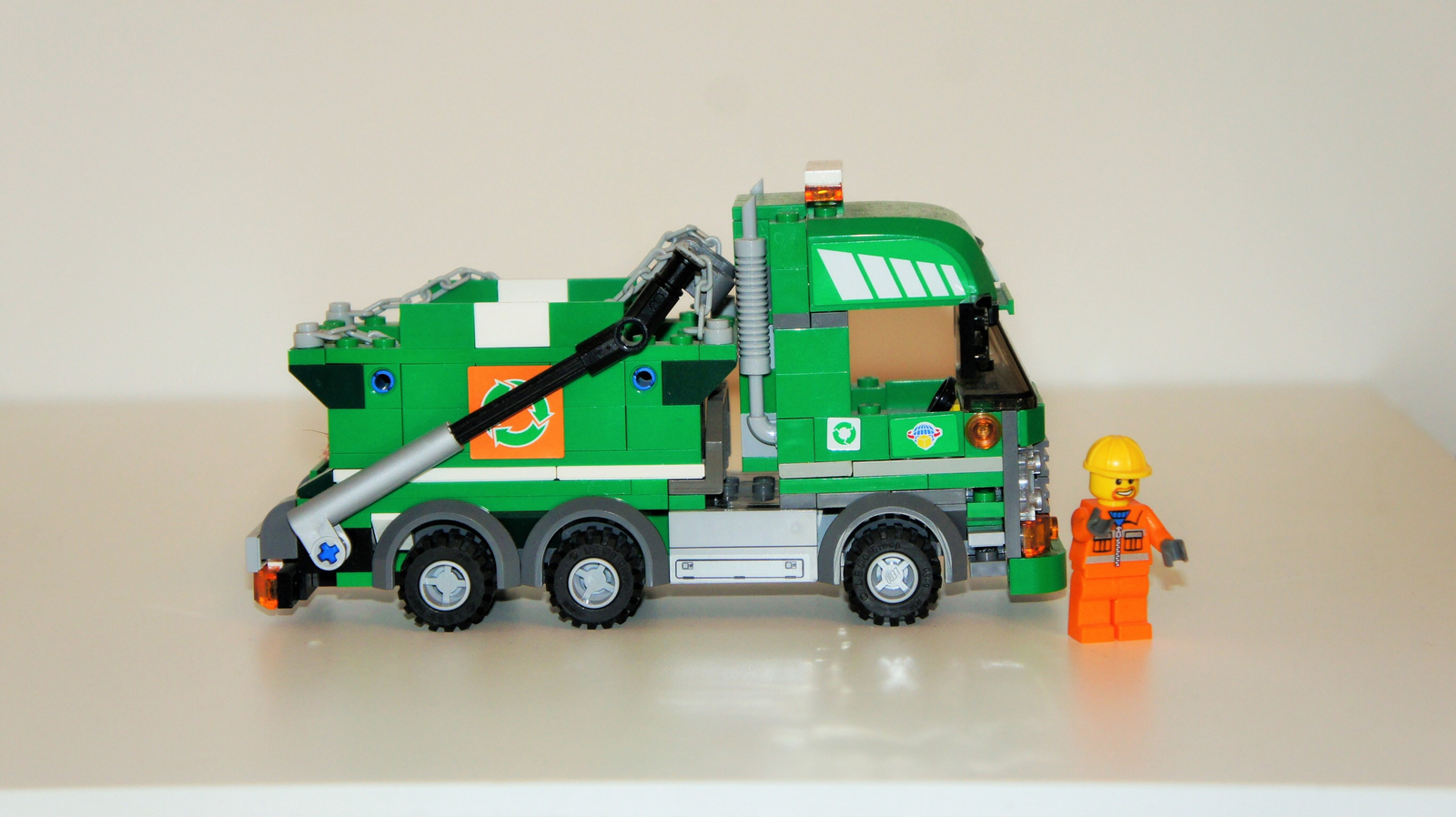 Green store lego truck