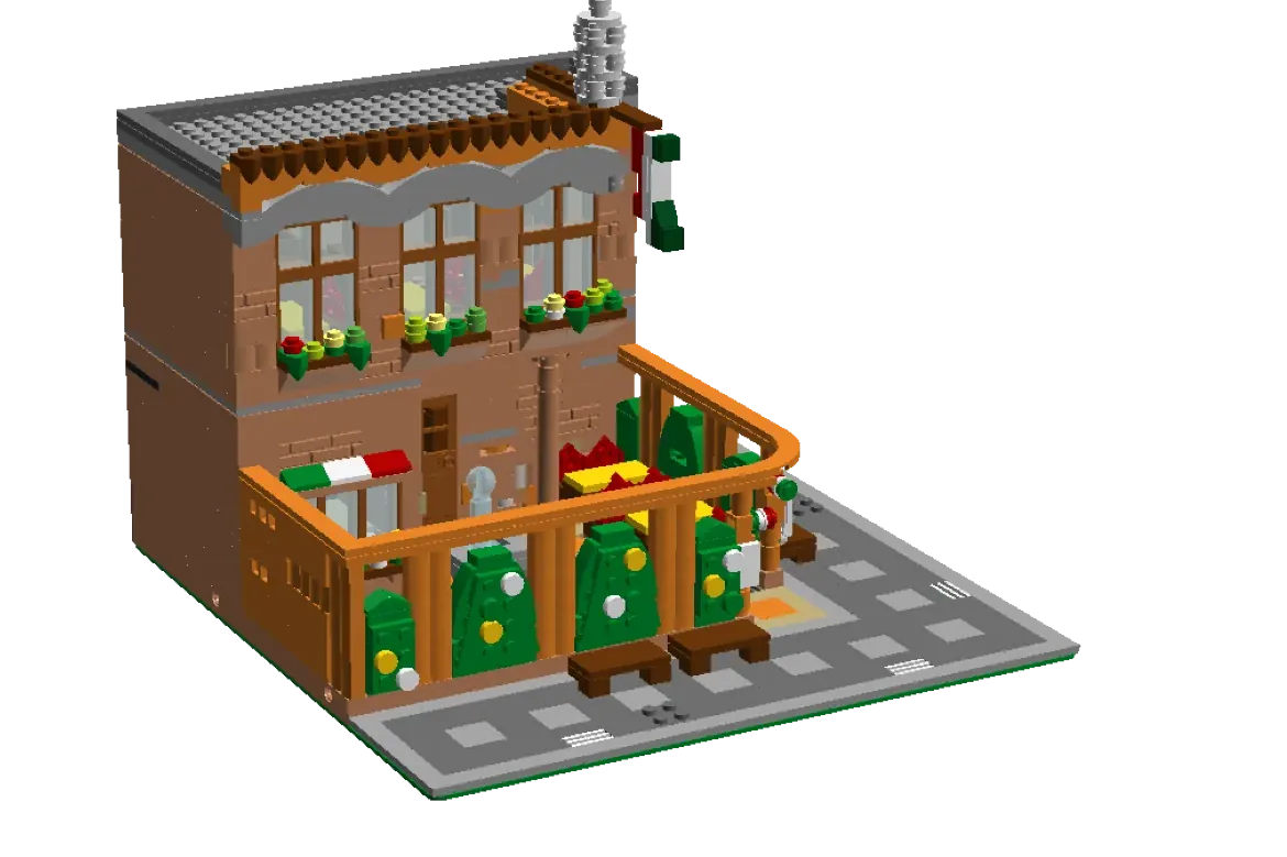 Lego cheap italian restaurant