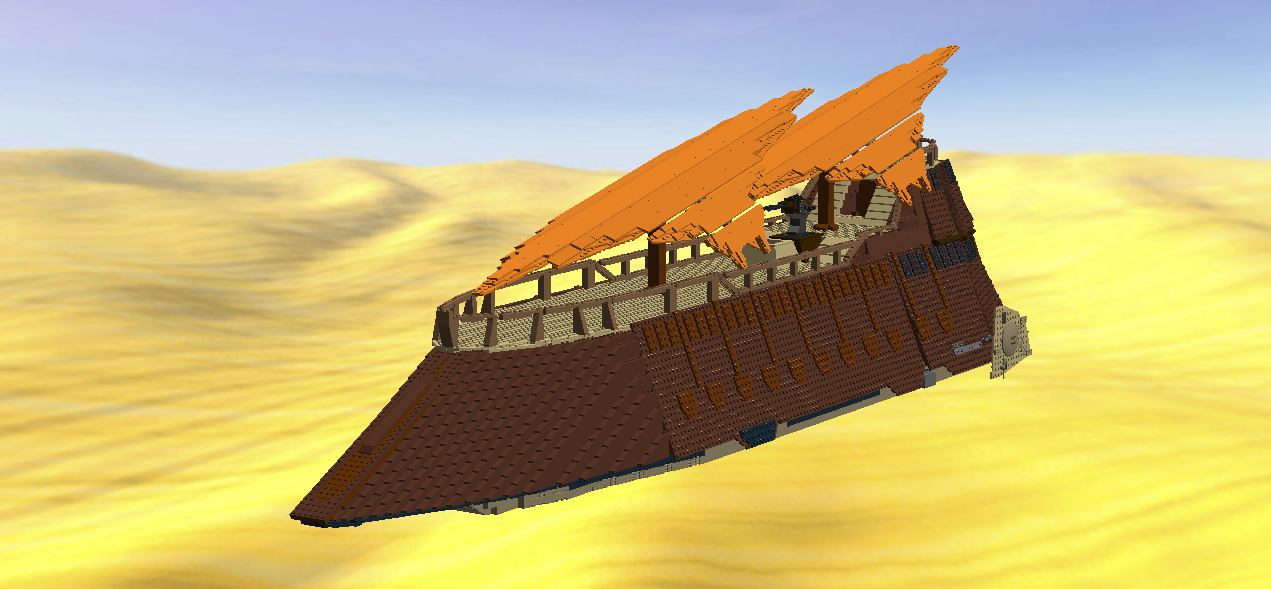 Lego jabba the hutt's shop sail barge