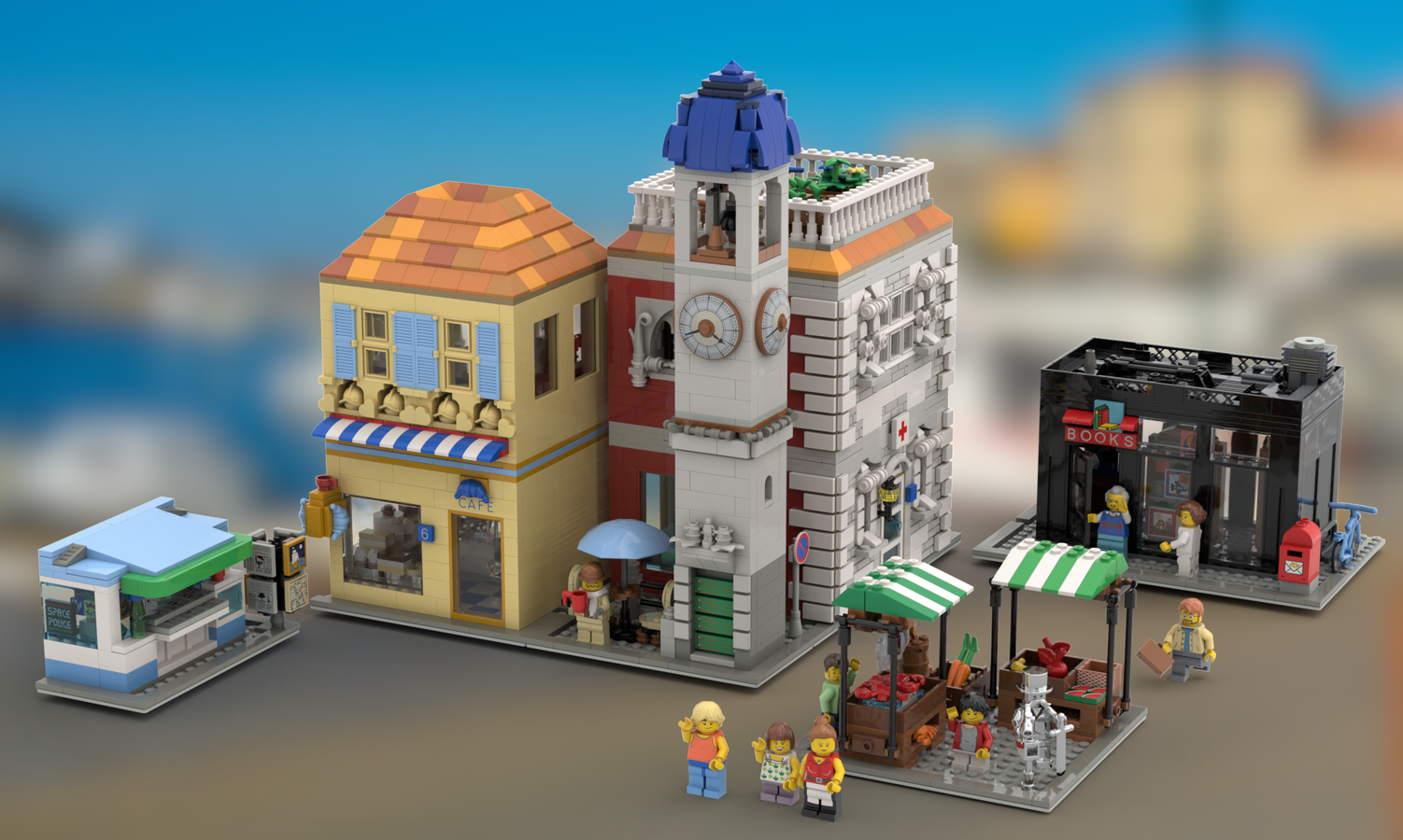 LEGO IDEAS - Small European Town