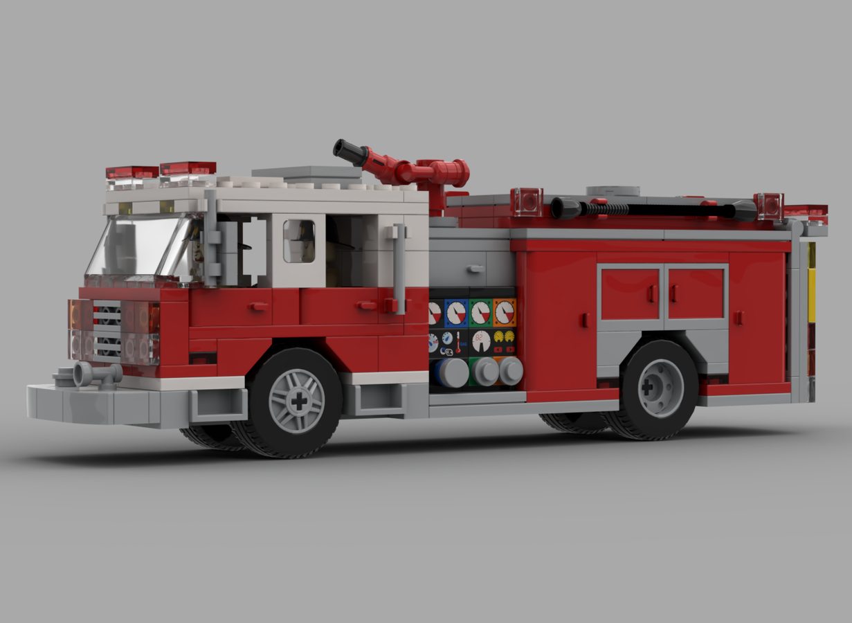 Lego best sale firefighter truck