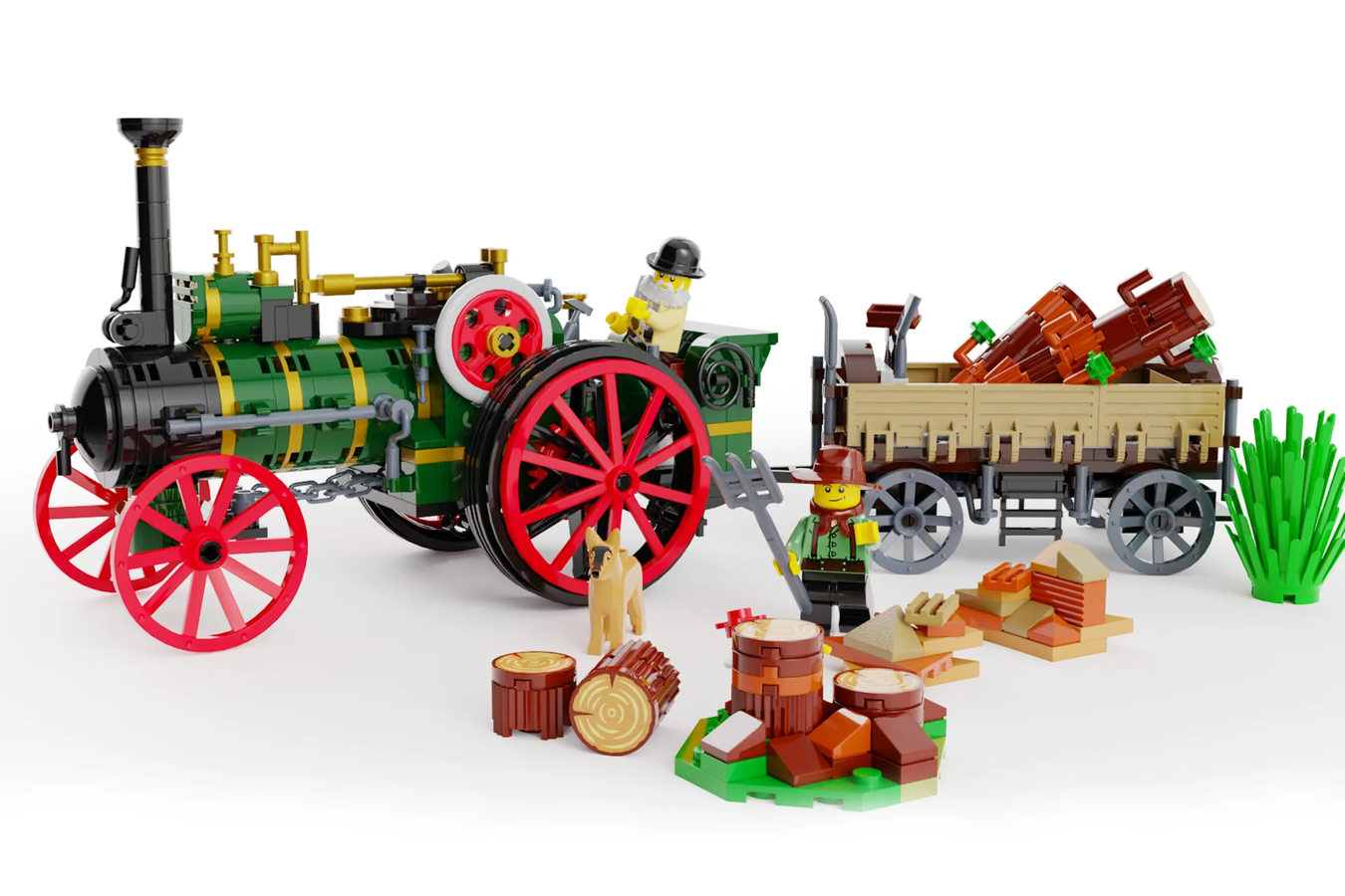 Lego traction engine on sale