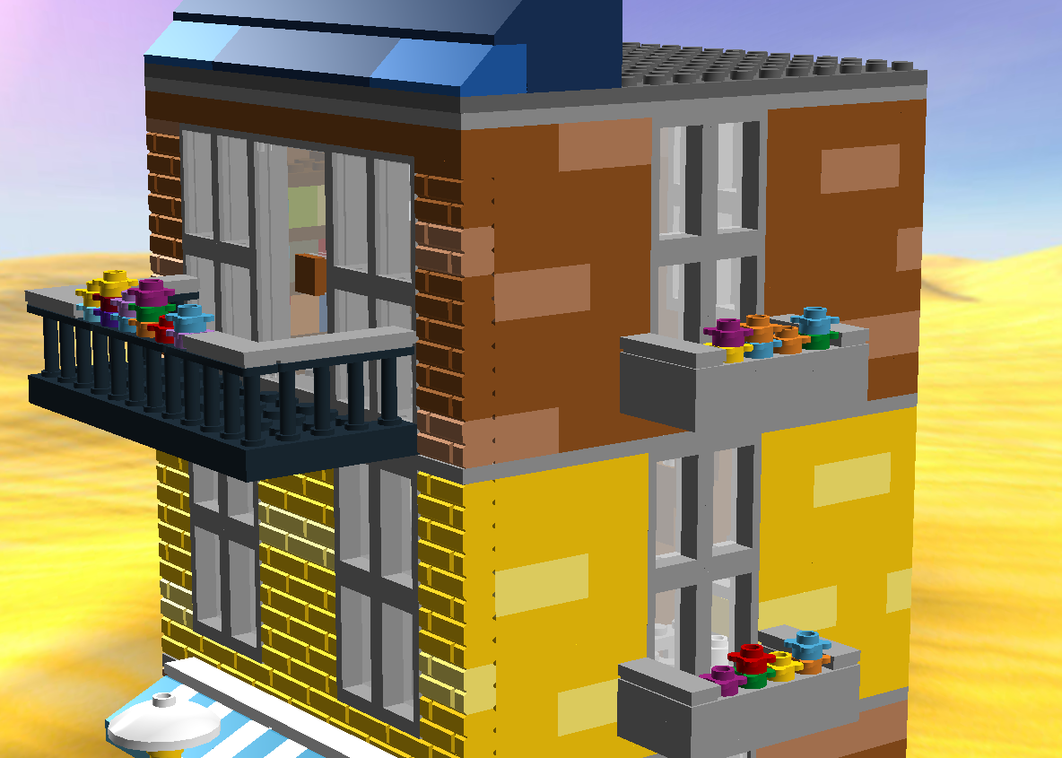 Hello neighbor outlet lego house