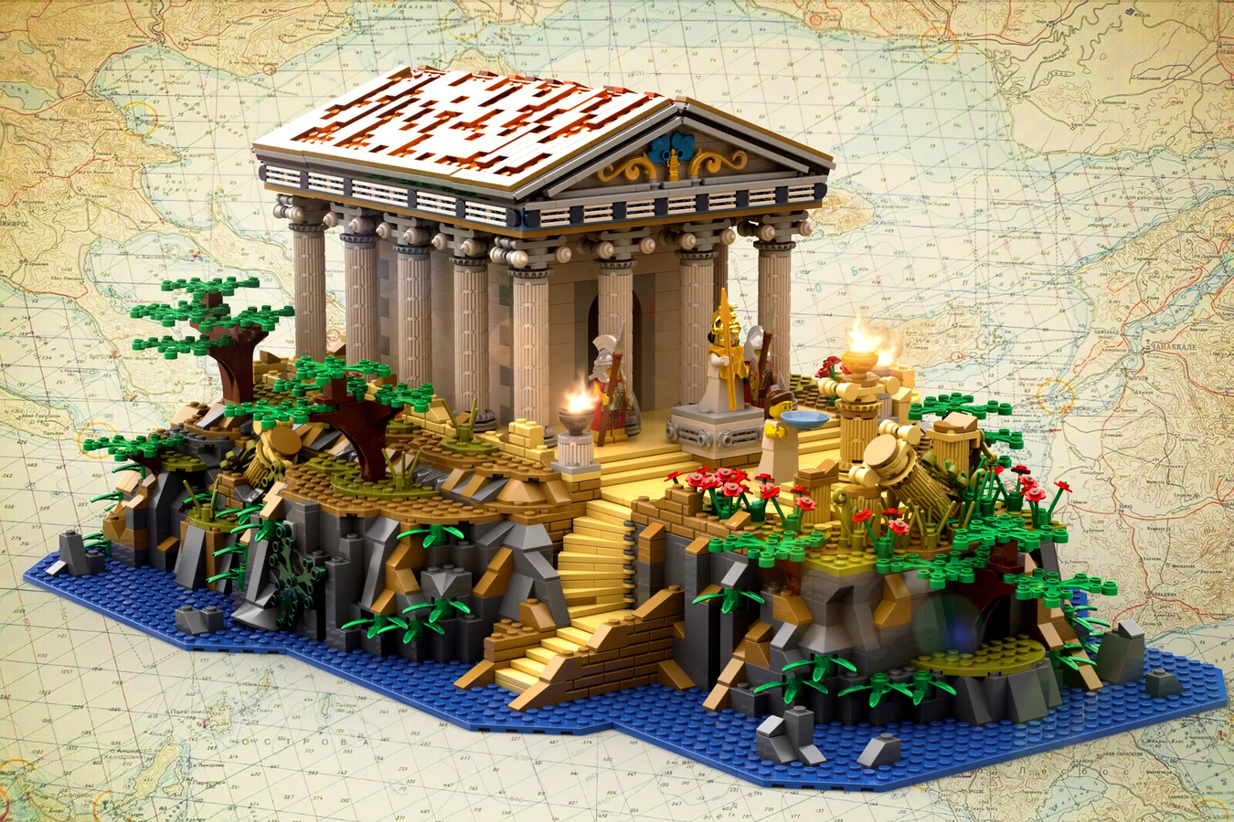 Parthenon lego discount