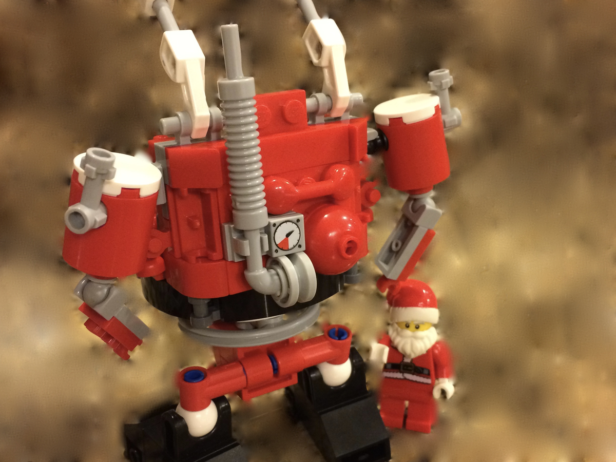 lego santa mech